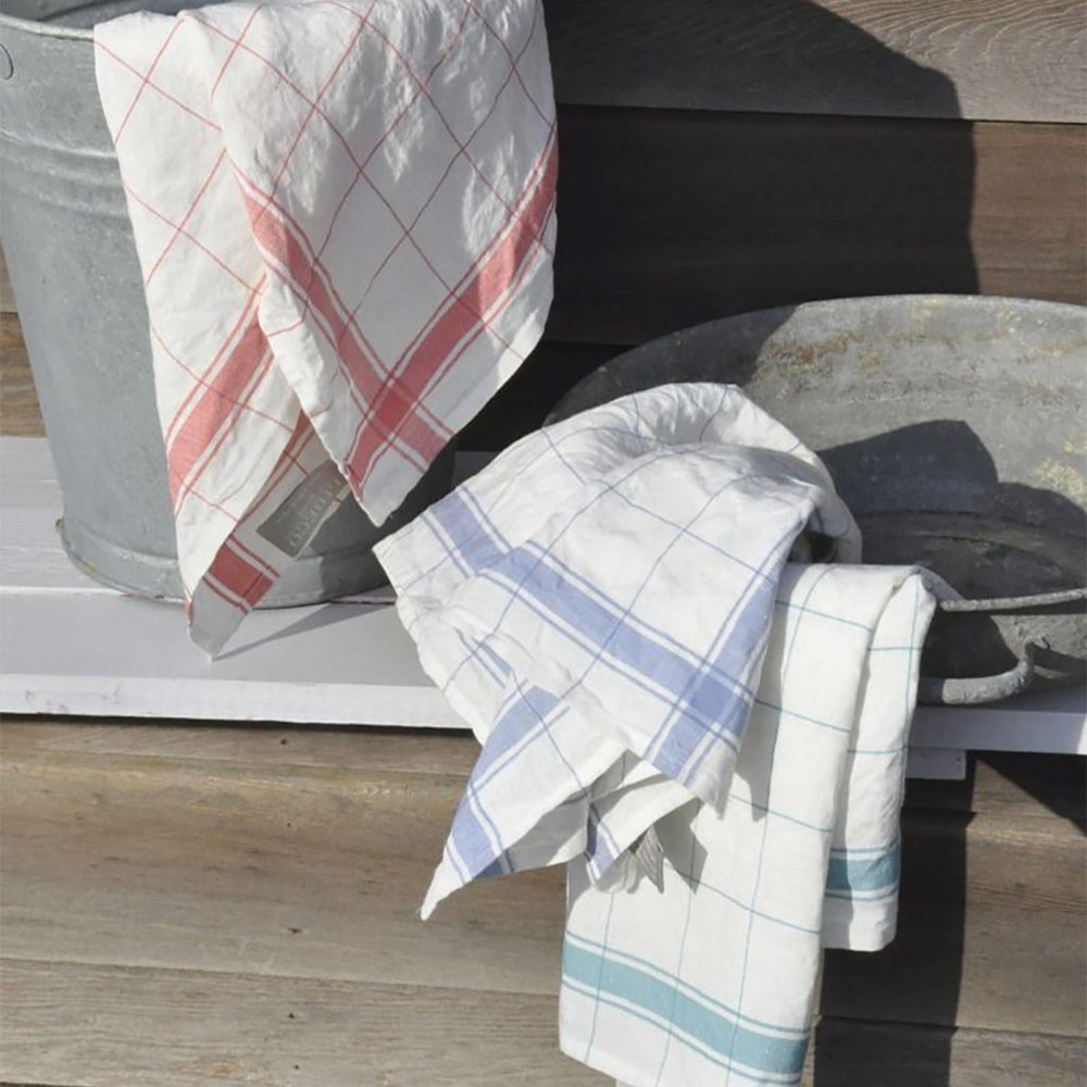 Parma Tea Towel in Rose
